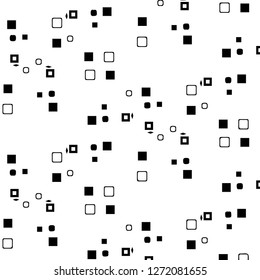 Abstract vector monochrome background. Halftone illustration pattern