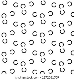 Abstract vector monochrome background. Halftone illustration pattern
