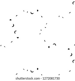 Abstract vector monochrome background. Halftone illustration pattern