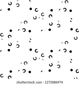 Abstract vector monochrome background. Halftone illustration pattern