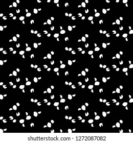 Abstract vector monochrome background. Halftone illustration pattern