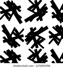 Abstract vector monochrome background. Halftone illustration pattern