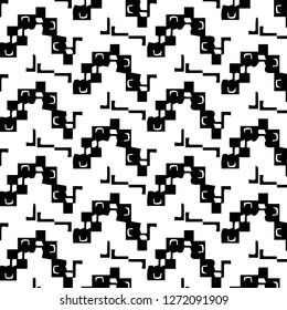 Abstract vector monochrome background. Halftone illustration pattern