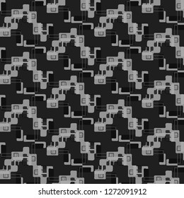 Abstract vector monochrome background. Halftone illustration pattern