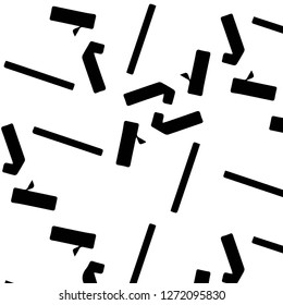 Abstract vector monochrome background. Halftone illustration pattern