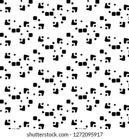 Abstract vector monochrome background. Halftone illustration pattern