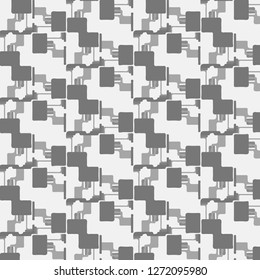 Abstract vector monochrome background. Halftone illustration pattern