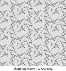 Abstract vector monochrome background. Halftone illustration pattern