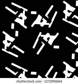 Abstract vector monochrome background. Halftone illustration pattern