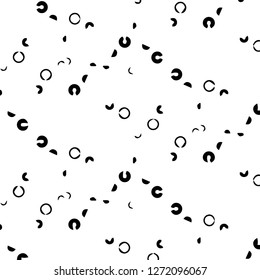 Abstract vector monochrome background. Halftone illustration pattern