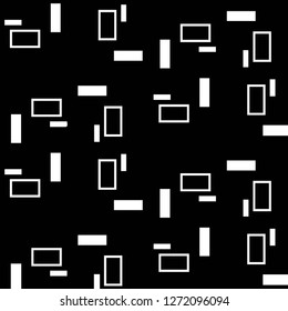Abstract vector monochrome background. Halftone illustration pattern