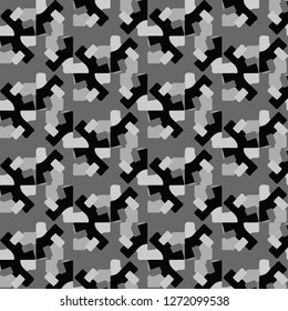 Abstract vector monochrome background. Halftone illustration pattern