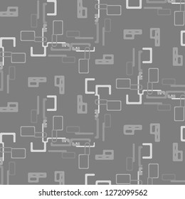 Abstract vector monochrome background. Halftone illustration pattern