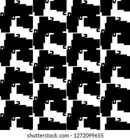 Abstract vector monochrome background. Halftone illustration pattern
