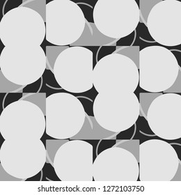 Abstract vector monochrome background. Halftone illustration pattern