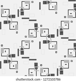 Abstract vector monochrome background. Halftone illustration pattern