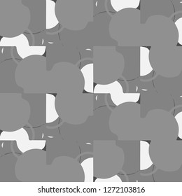 Abstract vector monochrome background. Halftone illustration pattern