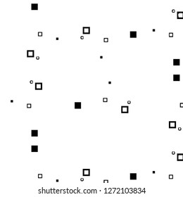 Abstract vector monochrome background. Halftone illustration pattern
