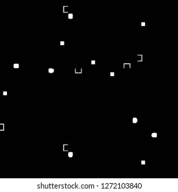 Abstract vector monochrome background. Halftone illustration pattern