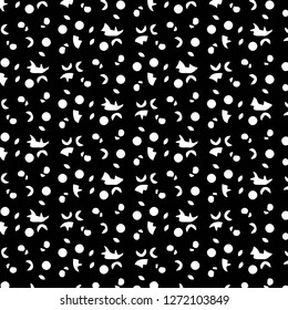 Abstract vector monochrome background. Halftone illustration pattern