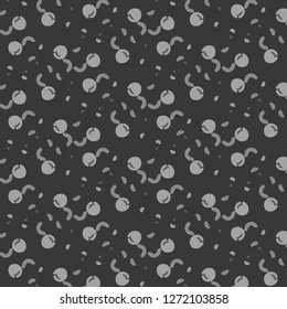 Abstract vector monochrome background. Halftone illustration pattern