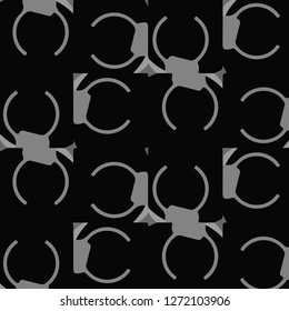 Abstract vector monochrome background. Halftone illustration pattern