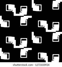 Abstract vector monochrome background. Halftone illustration pattern