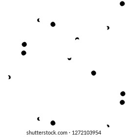 Abstract vector monochrome background. Halftone illustration pattern