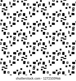 Abstract vector monochrome background. Halftone illustration pattern