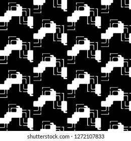 Abstract vector monochrome background. Halftone illustration pattern