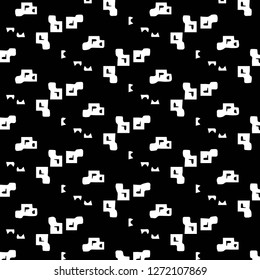 Abstract vector monochrome background. Halftone illustration pattern