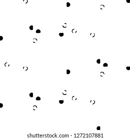 Abstract vector monochrome background. Halftone illustration pattern