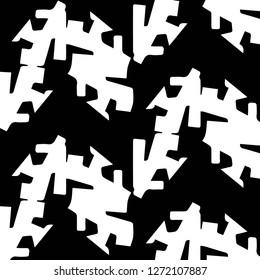 Abstract vector monochrome background. Halftone illustration pattern