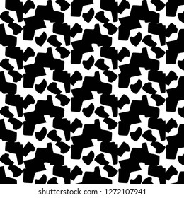 Abstract vector monochrome background. Halftone illustration pattern