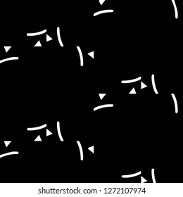Abstract vector monochrome background. Halftone illustration pattern