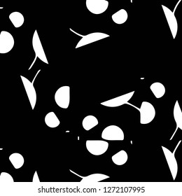 Abstract vector monochrome background. Halftone illustration pattern