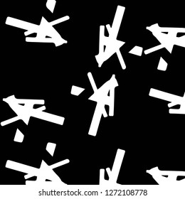 Abstract vector monochrome background. Halftone illustration pattern