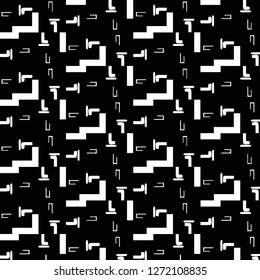 Abstract vector monochrome background. Halftone illustration pattern