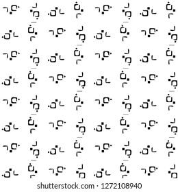 Abstract vector monochrome background. Halftone illustration pattern
