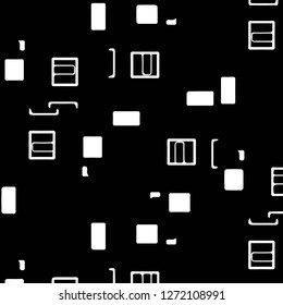 Abstract vector monochrome background. Halftone illustration pattern