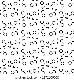 Abstract vector monochrome background. Halftone illustration pattern