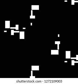 Abstract vector monochrome background. Halftone illustration pattern