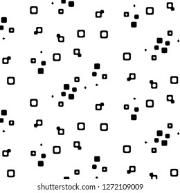 Abstract vector monochrome background. Halftone illustration pattern
