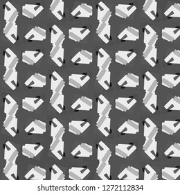Abstract vector monochrome background. Halftone illustration pattern