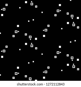 Abstract vector monochrome background. Halftone illustration pattern