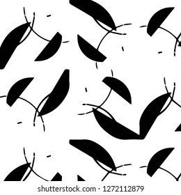 Abstract vector monochrome background. Halftone illustration pattern