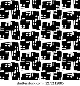 Abstract vector monochrome background. Halftone illustration pattern