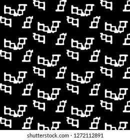 Abstract vector monochrome background. Halftone illustration pattern