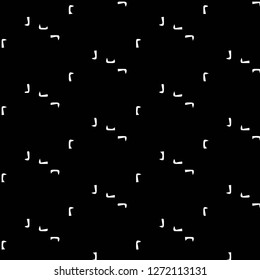 Abstract vector monochrome background. Halftone illustration pattern