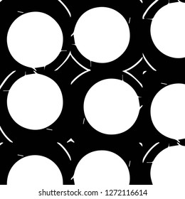 Abstract vector monochrome background. Halftone illustration pattern